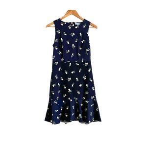 Draper James Sleeveless Navy Floral Aline dress, 6